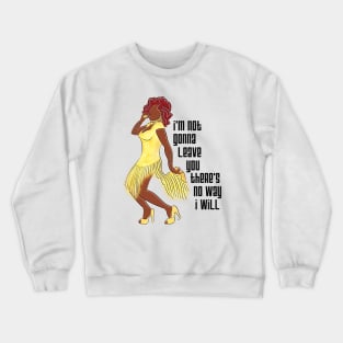 Chi Chi DeVayne (White Background) Crewneck Sweatshirt